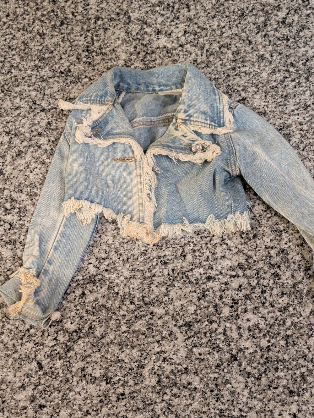 Ooh! La, La! Couture Light Blue Denim Jacket